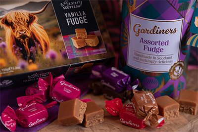 Traditional Scottish Souvenir Confectionery and Fudge