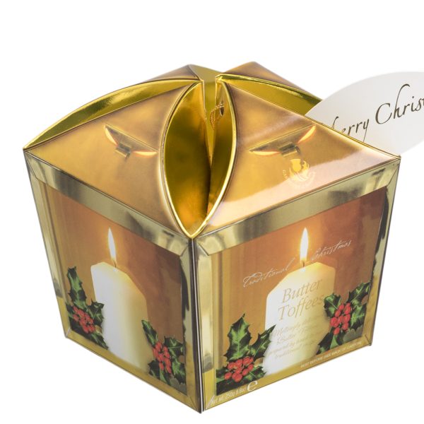 Butter Toffee Christmas Carton (Candle) 250g