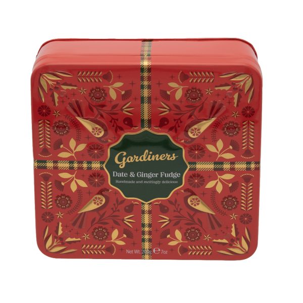 Scandi Present Date & Ginger Tin 200g