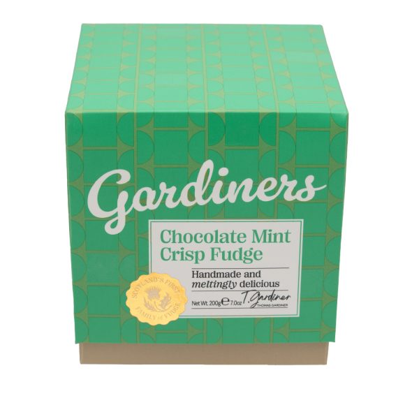 Artisan Chocolate Mint Crisp Fudge Carton 200g