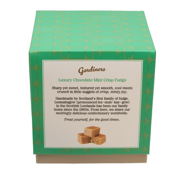 Artisan Chocolate Mint Crisp Fudge Carton 200g - Image 2