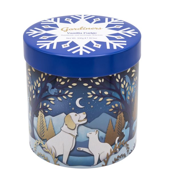 luxury fudge tins