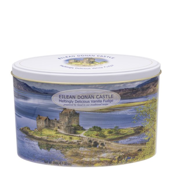 Eilean Donan Vanilla Fudge Tin 300g