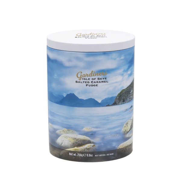 Isle Of Skye Sea Salt Fudge Tin 250g