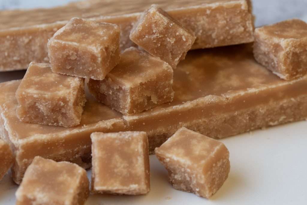 making of traditional Scottish fudge