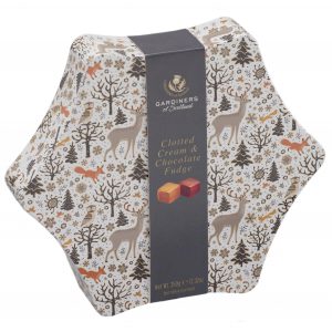 clotted cream and chocolate fudge christmas gift
