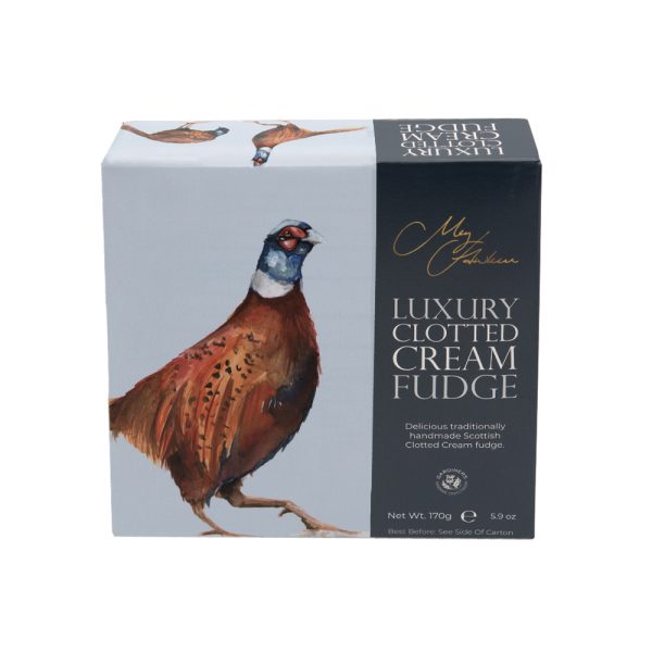 Meg Hawkins Pheasant Clotted Cream Fudge Carton 170g