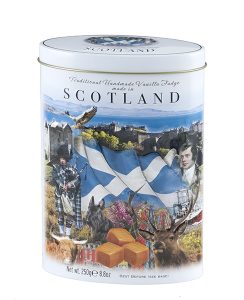 scotland themed fudge gift tin