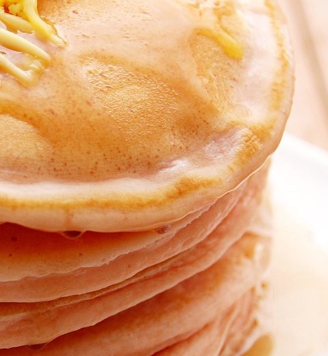 pancakes with fudge