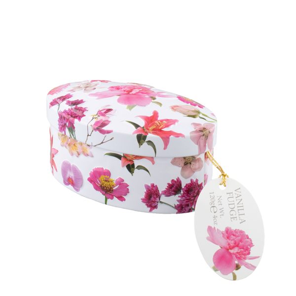 Red Flower Vanilla Fudge Tin 120g
