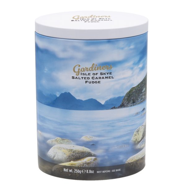Isle Of Skye Sea Salt Fudge Tin 250g