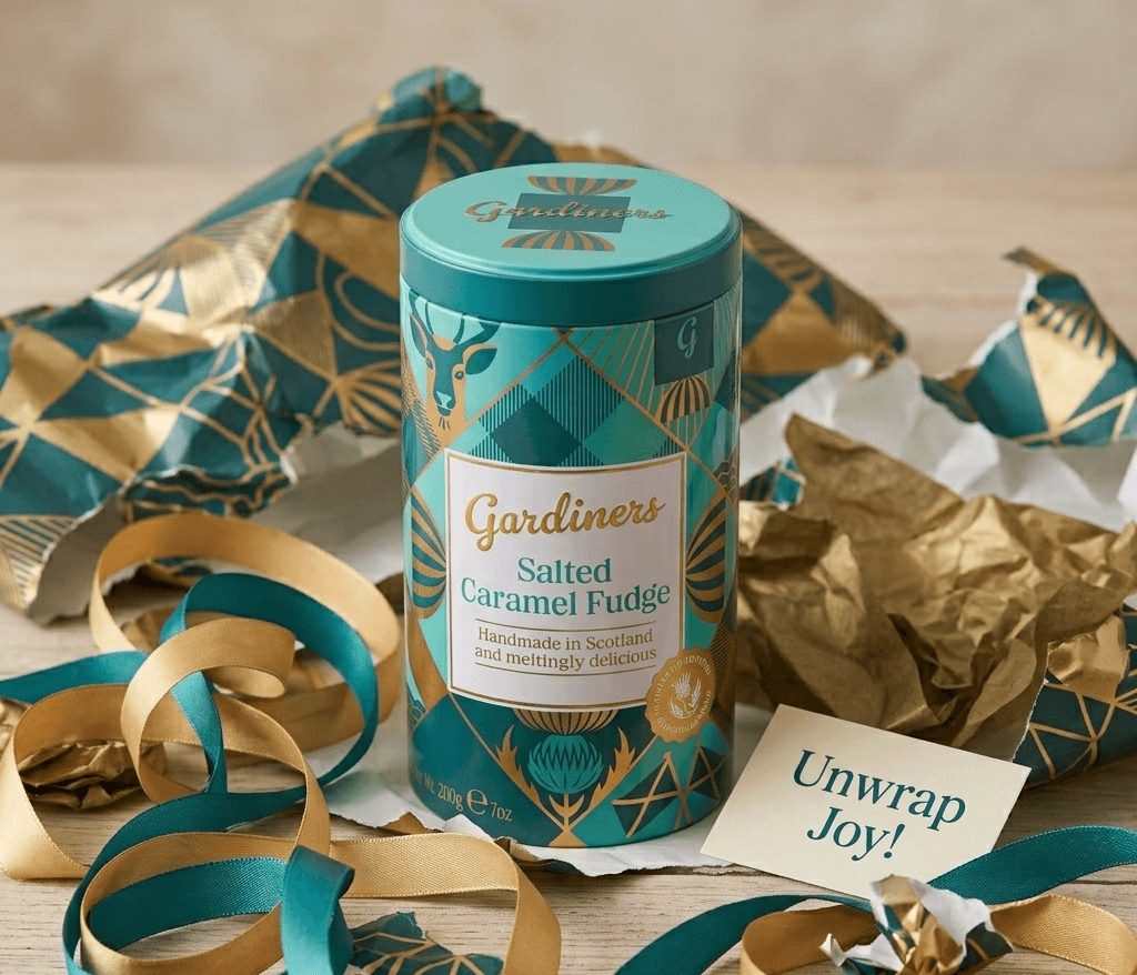 Gardiners Salted Caramel Fudge Gift Tin