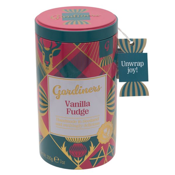 NEW Vanilla Fudge Tartan Tin 200g